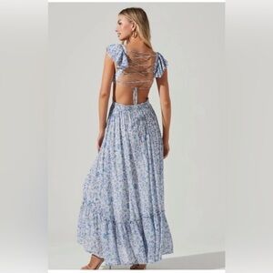 Primrose Floral Strappy Back Maxi Dress
